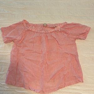 J Crew Factory Off Shoulder Top